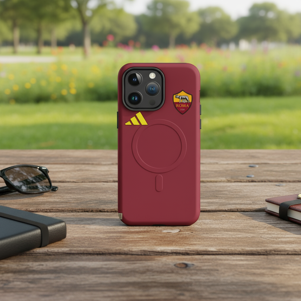 Cover As Roma Home 25/26 resistente MagSafe® per iPhone®