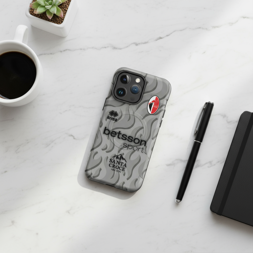 Cover Bari Goalkeeper Away s.s. 25/26 resistente MagSafe® per iPhone®