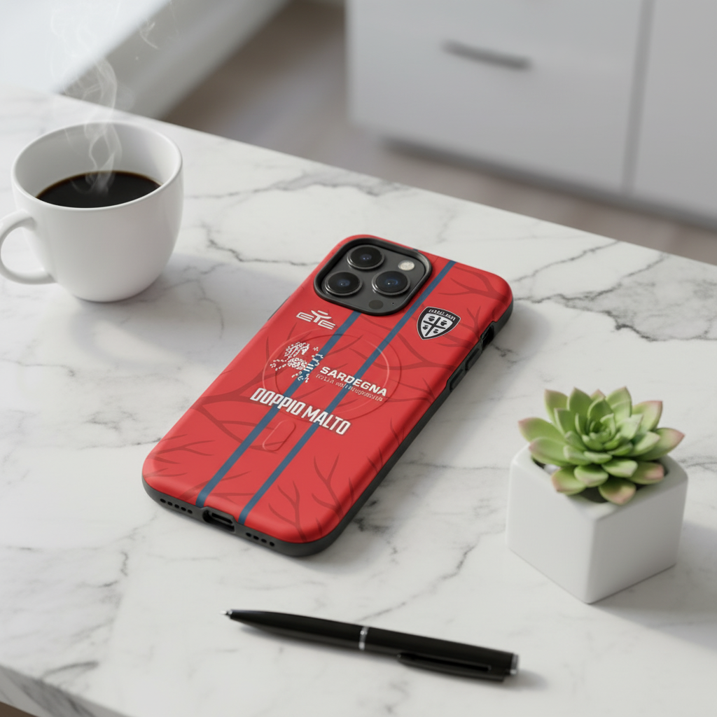 Cover Cagliari Four s.s. 25/26 resistente MagSafe® per iPhone®