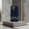 Cover Elisee Blu Notte resistente MagSafe® per iPhone®