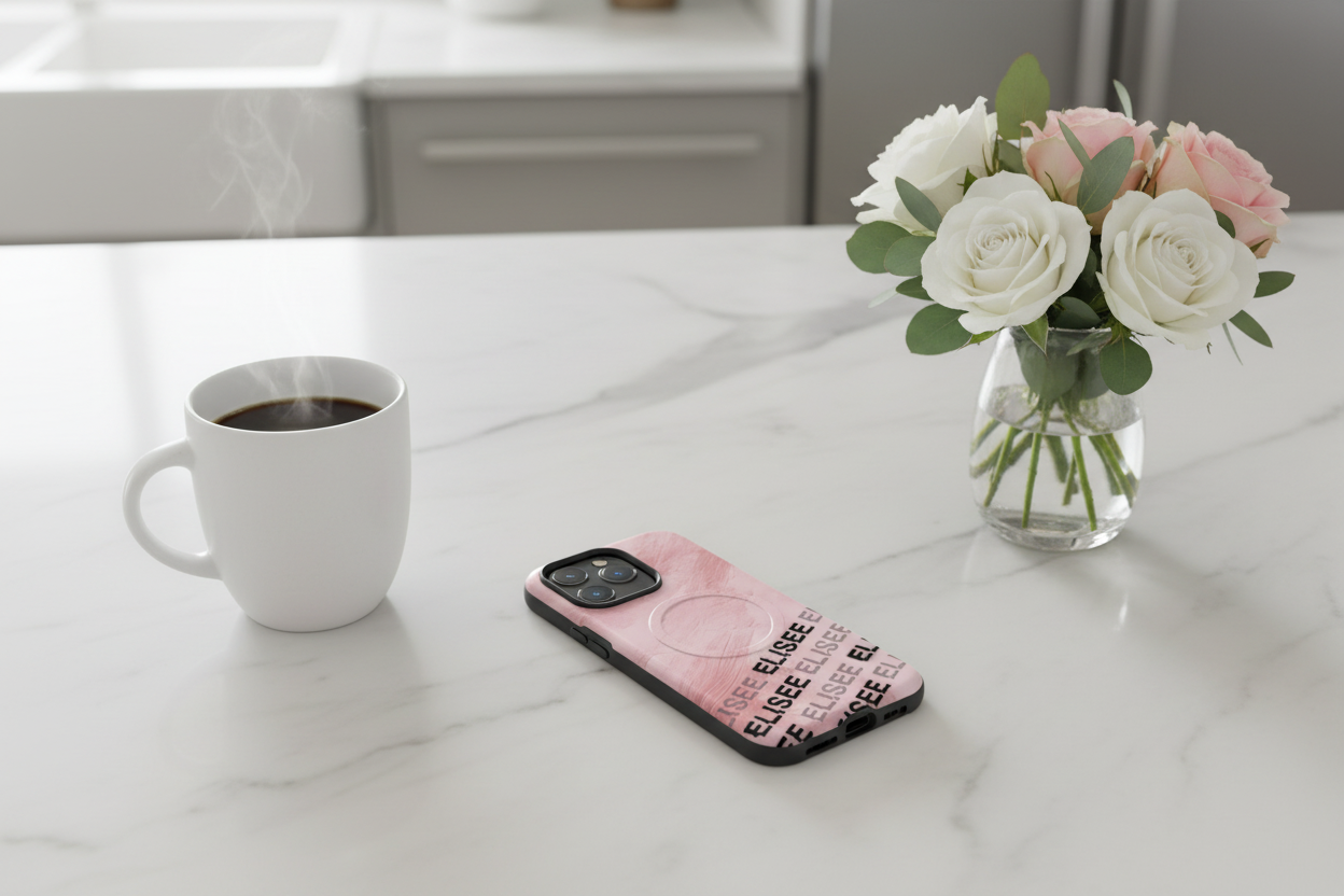 Cover Elisee Pennello Rosa resistente MagSafe® per iPhone®