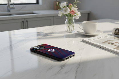 Cover Elisee Rosso Blu resistente MagSafe® per iPhone®