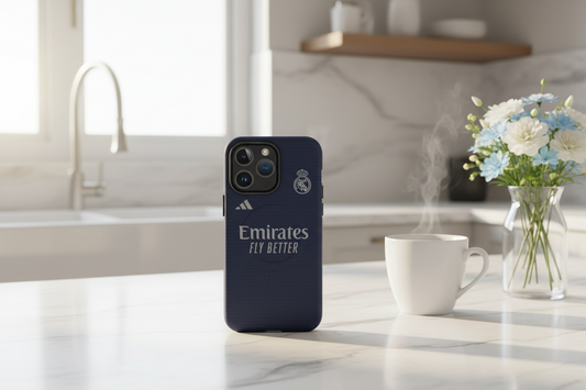 Cover Real Madrid Away s.s. 25/26 resistente MagSafe® per iPhone®