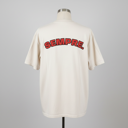 T-shirt oversize Olly "TUTTA VITA SEMPRE"