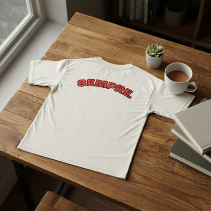 T-shirt oversize Olly "TUTTA VITA SEMPRE"