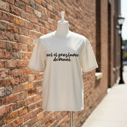 T-shirt oversize Olly "TUTTA VITA SEMPRE"