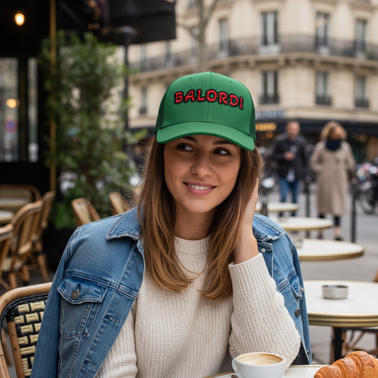 Cappellino trucker ricamato "BALORDI"