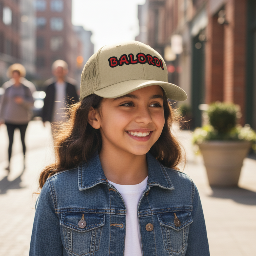 Cappellino trucker ricamato "BALORDI"