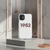 Cover iPhone rigida Alcione Milano T-Shirt White Classic "1952"