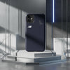 Cover iPhone rigida Modena Felpa Style Blue Dark
