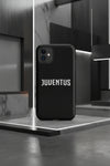 Cover iPhone rigida Juventus T-shirt Style Black