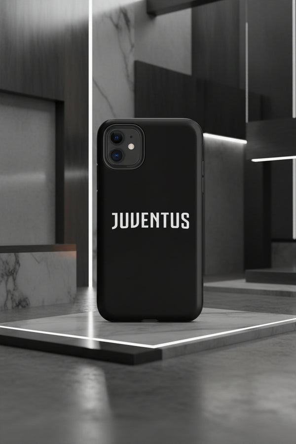 Cover iPhone rigida Juventus T-shirt Style Black