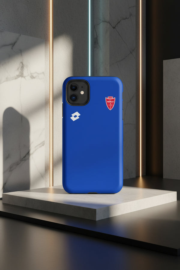 Cover iPhone rigida Monza Felpa Style Blue