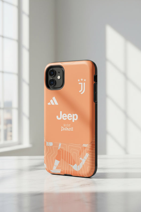 Cover iPhone rigida Juventus Goalkeeper Orange s.s. 26/27