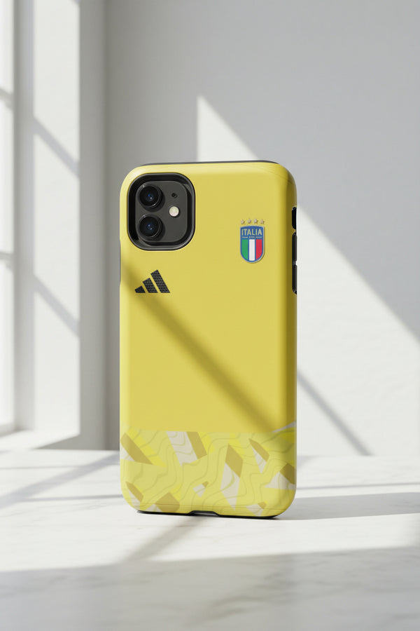 Cover iPhone rigida Italia Goalkeeper Gialla 2026