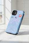 Cover iPhone rigida Svizzera Azzurro Goalkeeper 2026