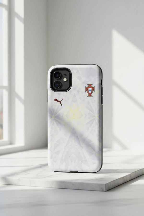 Cover iPhone rigida Portogallo Goalkeeper Bianca 2026