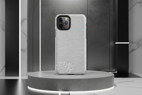 Cover iPhone rigida Virtus Entella Felpa Kids Grigia