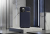 Cover iPhone rigida Inter Blue Dark Font Yellow