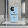 Cover iPhone rigida Frosinone 1928 T-Shirt Azzurra