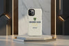 Cover iPhone rigida Frosinone 1928 T-Shirt Bianco Panna