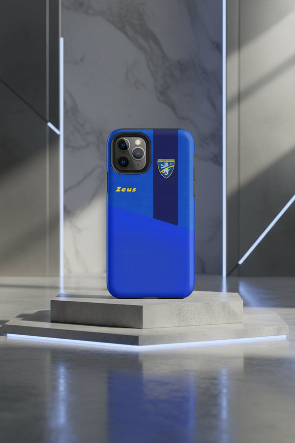 Cover iPhone rigida Frosinone Blu Stile Tuta