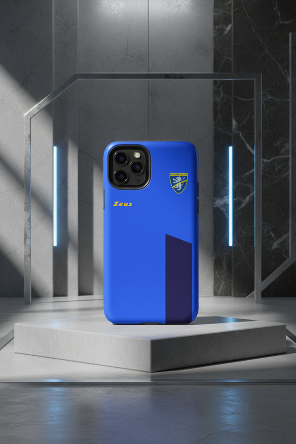 Cover iPhone rigida Frosinone Blu Stile T-shirt
