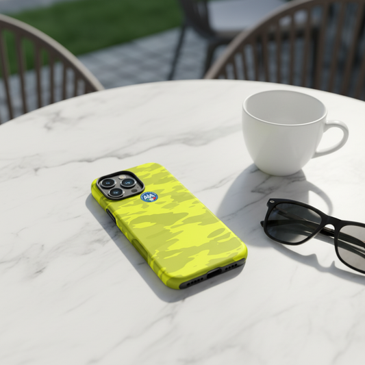 Cover iPhone rigida Arbitro Italia Giallo Mimetico s.s. 25/26