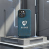 Cover iPhone rigida Elisee Celeste Arancio Chiaro
