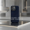 Cover iPhone rigida Elisee Blu Notte
