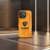 Cover iPhone rigida Elisee Mimetico Arancio