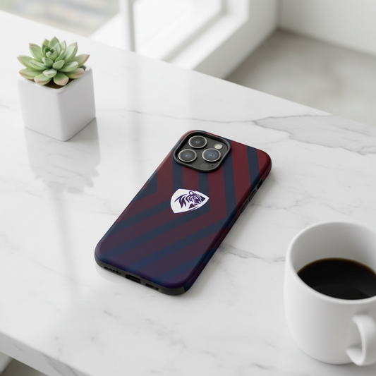Cover iPhone rigida Elisee Rosso Blu