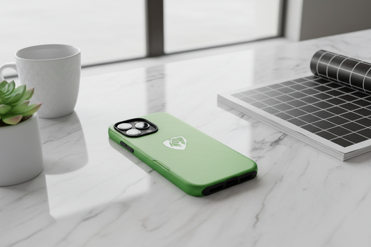Cover iPhone rigida Elisee Verde Chiaro