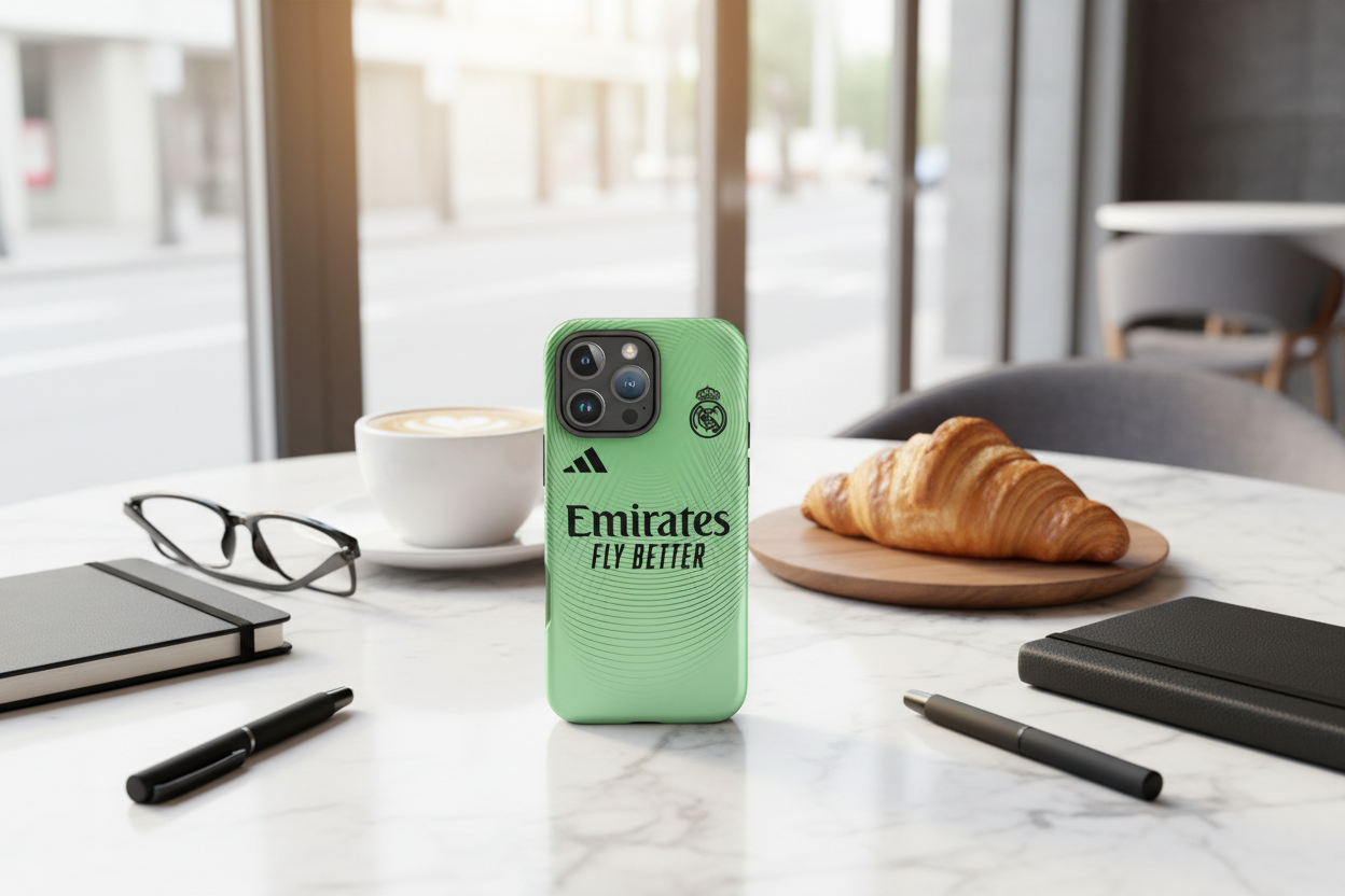 Cover iPhone rigida Real Madrid Goalkeeper s.s. 25/26